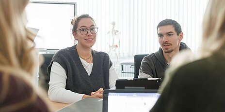 Unterrichtssituation im Studiengang Physiotherapie