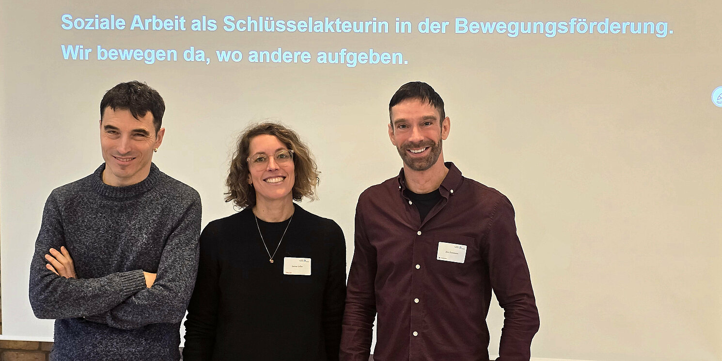 Team: Das Organisationsteam der Fachtagung (v.l.n.r.): Prof. Dr. Schliermann (OTH Regensburg, Fak. SG), Prof. Dr. Linßer (TH Augsburg), Prof. Dr. Dummann (FH Münster)