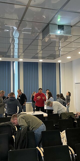 Netzwerken zwischen Wissenschaft und Praxis Foto: Valentin Schedel